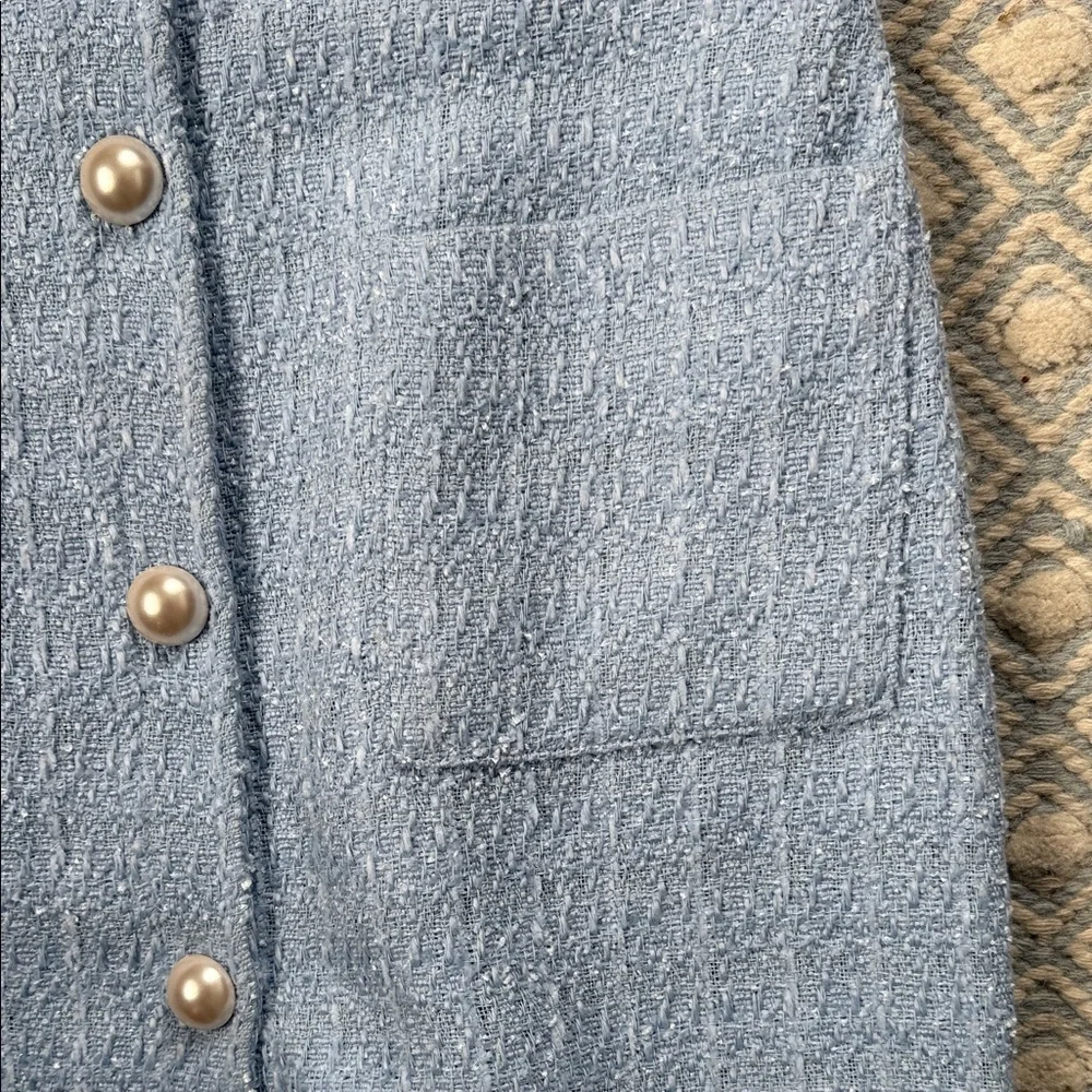 Kate spade Sleeveless Tweed Dress with Pearl Buttons - Picture 7 of 7